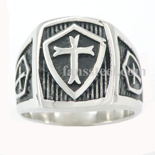 FSR10W36 Knights Templar Cross masonic ring - Click Image to Close